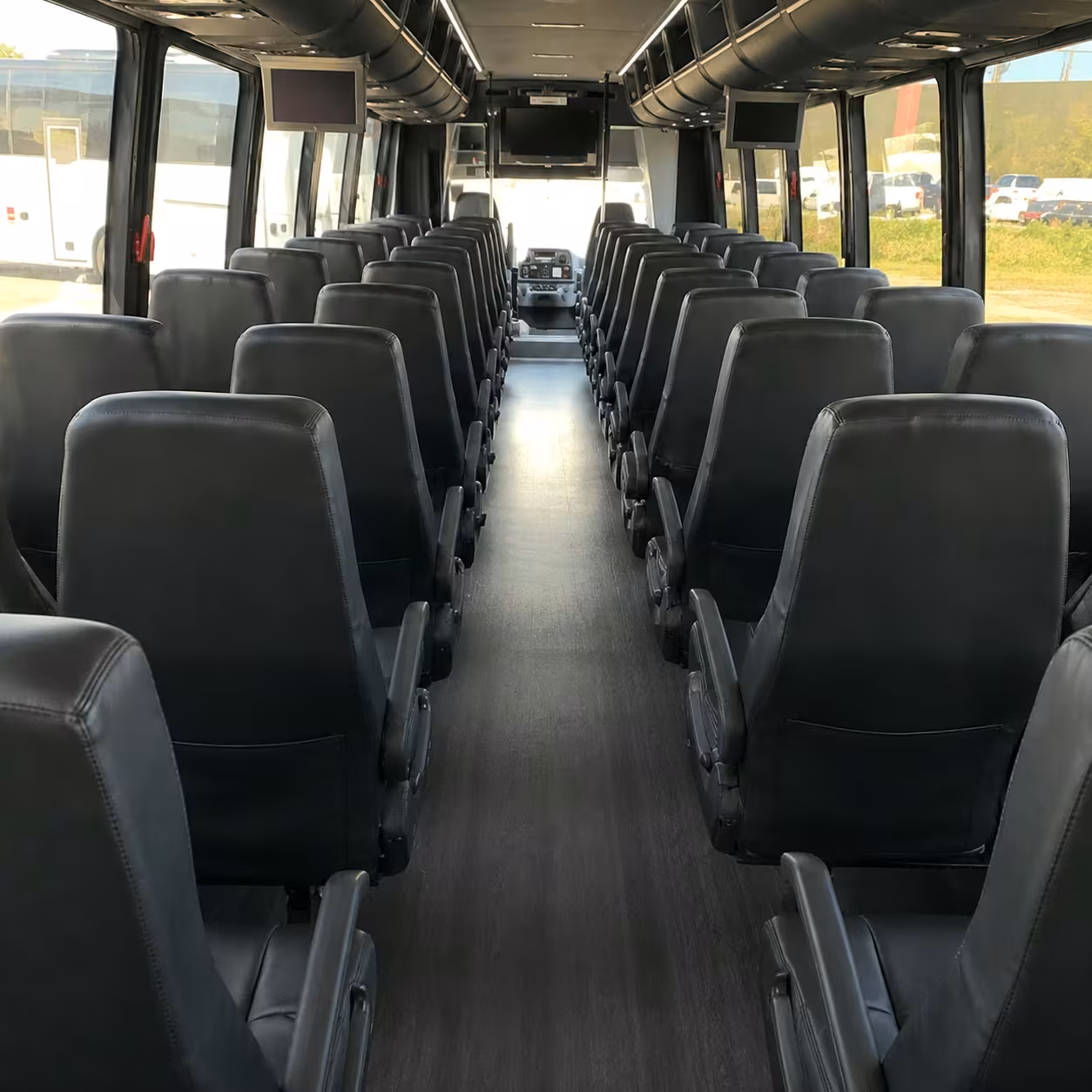 25 passenger minibus interior