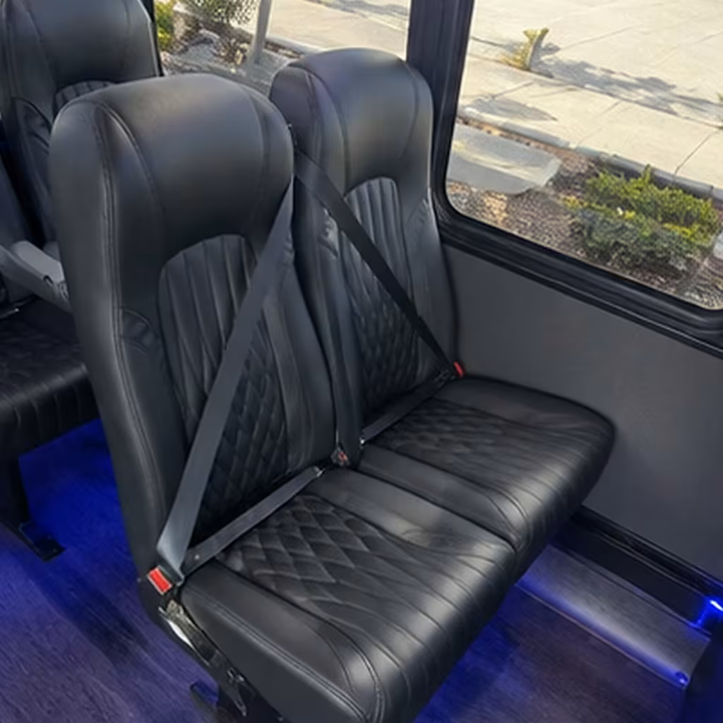 28 passenger minibus interior