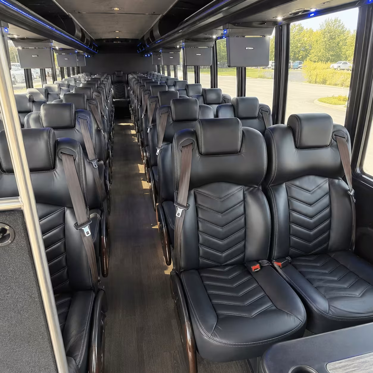 35 passenger minibus inside