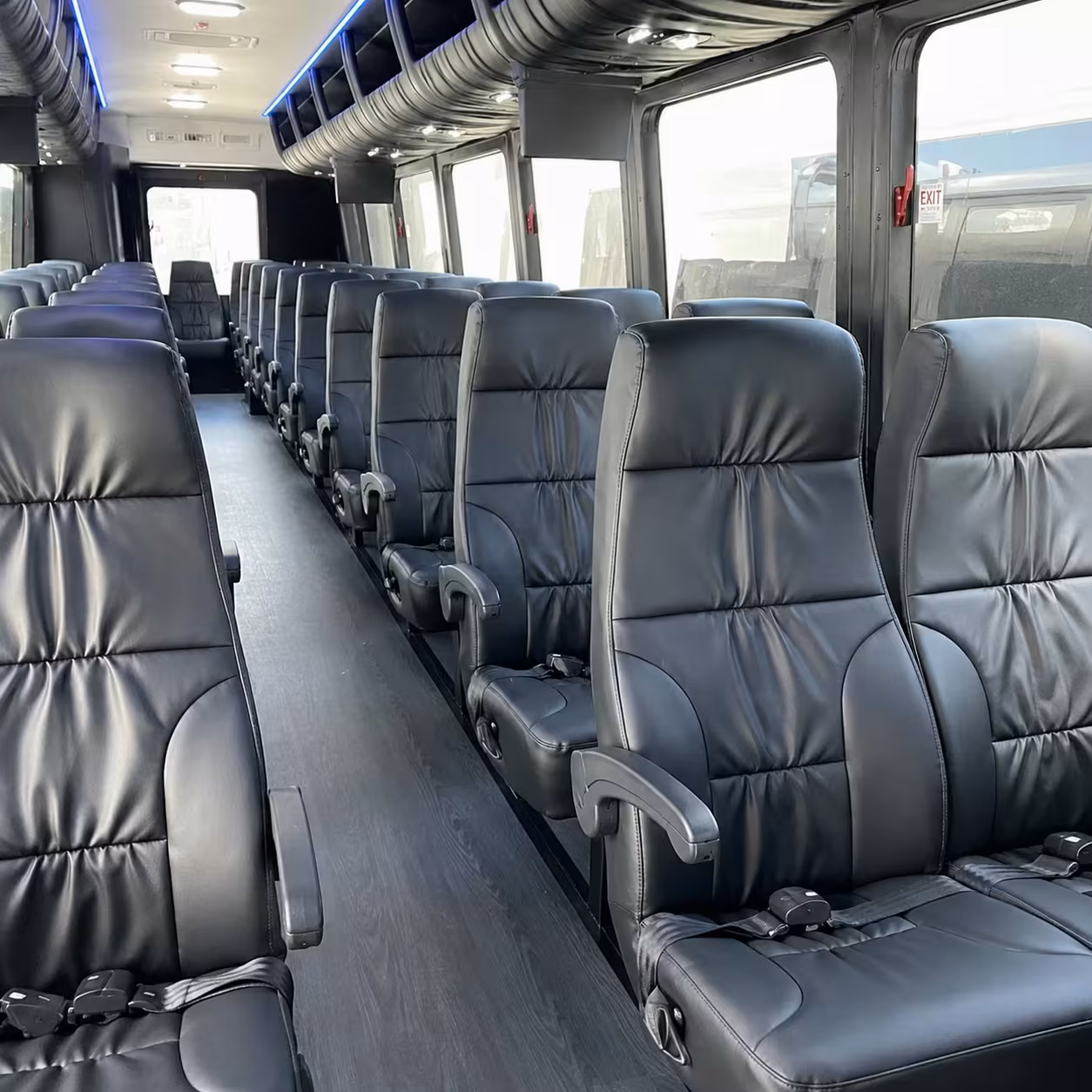 35 passenger minibus interior