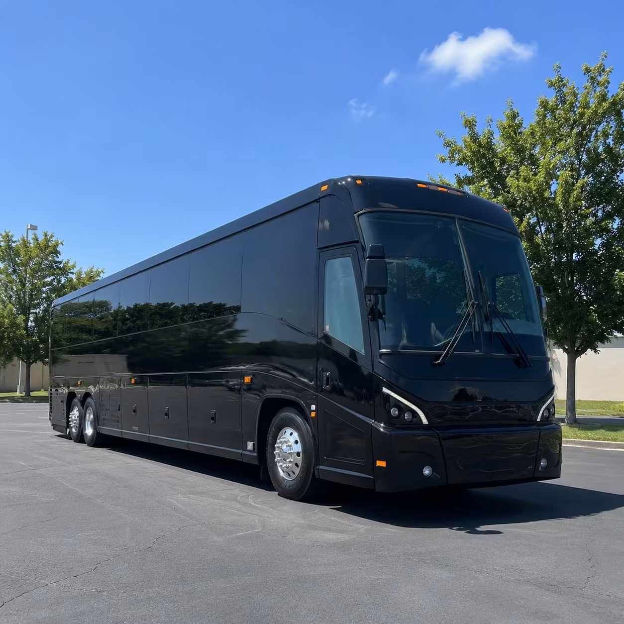 corporate campus charter bus rentals in simi valley