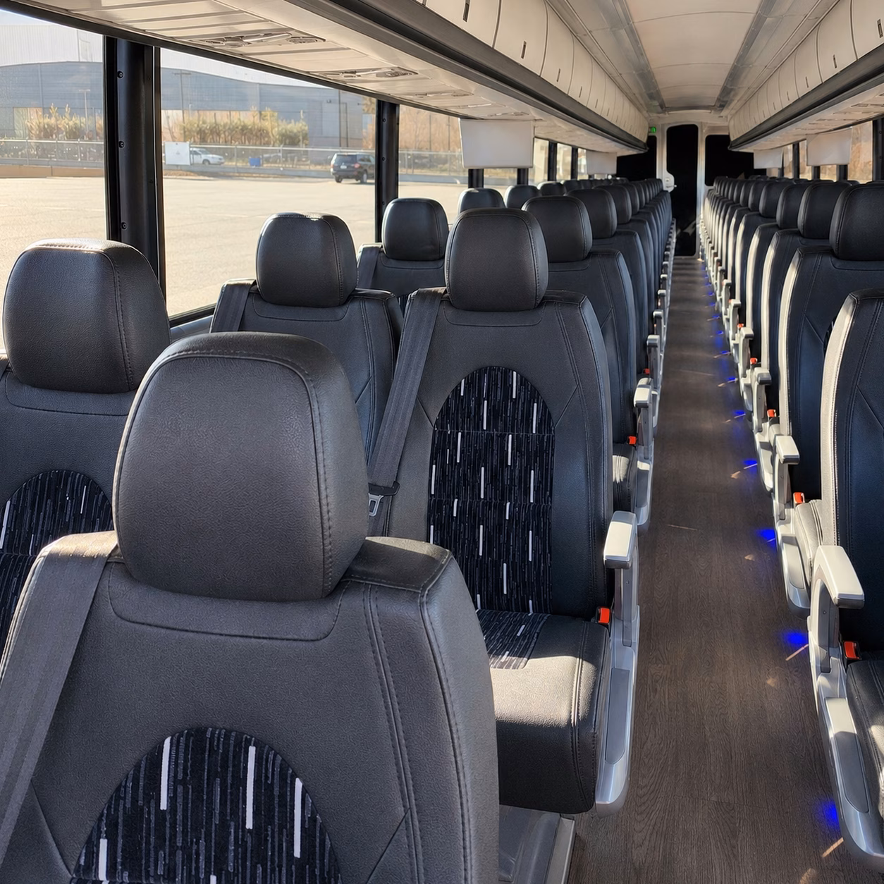 simi valley charter bus rental interior